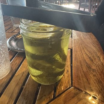 Ollie's Public House - Jar of dill pickles complimentary - yum - American Near Me - Orlando, Florida Ollie's Public House - Jar of dill pickles complimentary - yum - American Near Me - Orlando, Florida