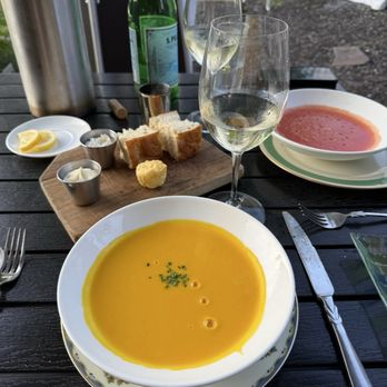 Andre's Lakeside Dining - Ginger carrot soup - American Near Me - Sparta Township, New Jersey Andre's Lakeside Dining - Ginger carrot soup - American Near Me - Sparta Township, New Jersey
