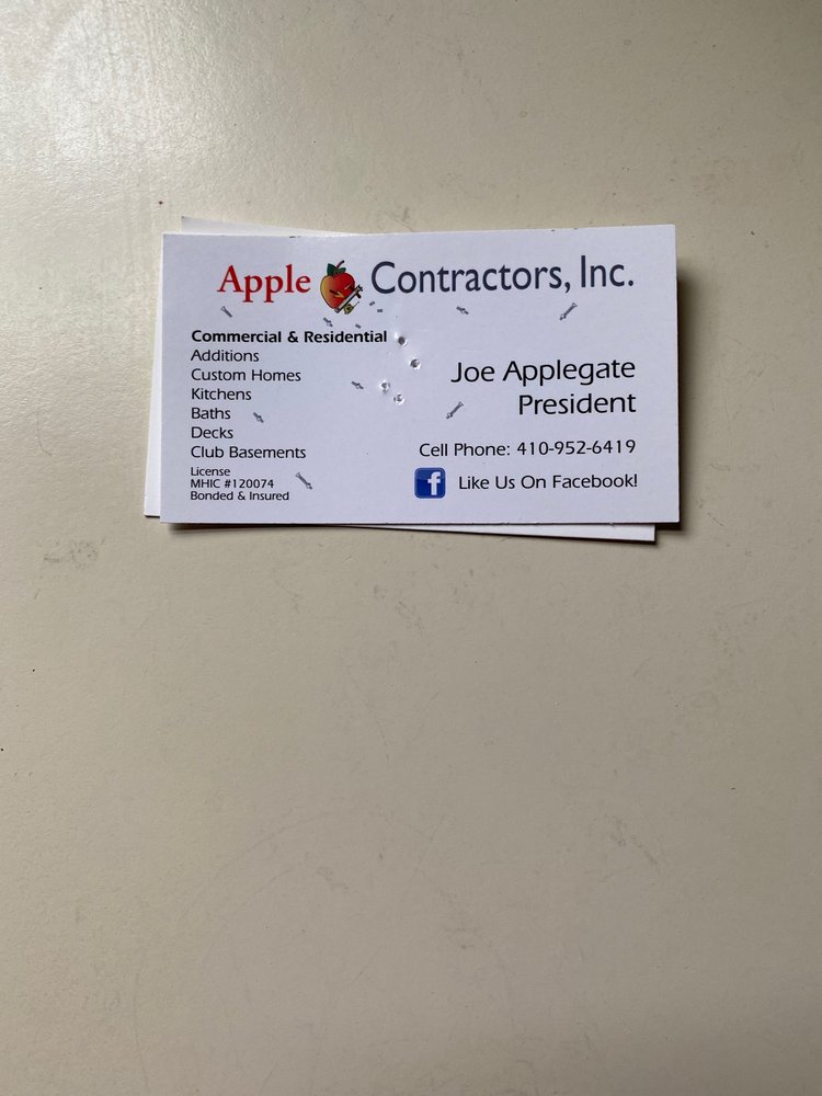 Slide of Apple Contractors