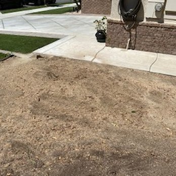 Avina Tree Service - after photo, grinded stomp in my neighbors yard, - Tree Services Near Me