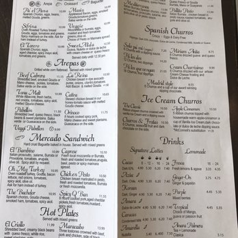 Amara Chocolate & Coffee - Paper menu - Coffee & Tea Near Me - Pasadena, California
