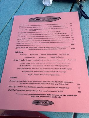 Menu photo 6 Splash by the Sea North Topsail Beach, NC