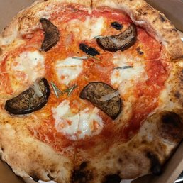 Roasted Eggplant Pizza