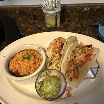 Bahama Breeze - Fish tacos with rice & beans - Fabulous! Ultimate Margarita - Perfect - Bars Near Me - Fort Myers, Florida