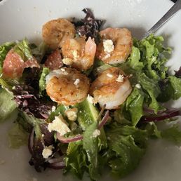 Greek Salad with grilled shrimp Greek Salad with grilled shrimp