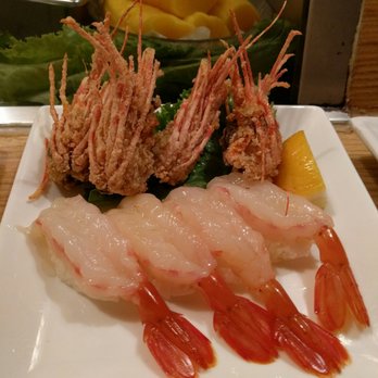 Taiko - 2 orders of Amaebi/sweet shrimp nigiri for $16 - Japanese Near Me - Irvine, California Taiko - 2 orders of Amaebi/sweet shrimp nigiri for $16 - Japanese Near Me - Irvine, California
