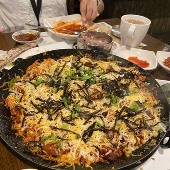 Modoo Restaurant - Omg the best thing ever, cheesy fried rice with the jjusami leftovers - Korean Near Me - Lynnwood, Washington Modoo Restaurant - Omg the best thing ever, cheesy fried rice with the jjusami leftovers - Korean Near Me - Lynnwood, Washington