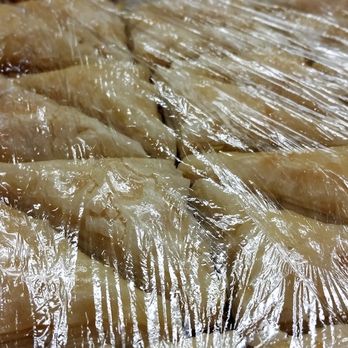 E Z Grill - A tray of Baklava, they also have Chocolate Cake, Lemon Cake, and Brownies. - Mediterranean Near Me - Jacksonville, Florida