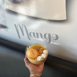 Two kinds of mango ice cream available
