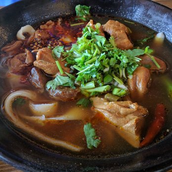 Noodle Man - B7. Shanxi knife sliced noodle soup with little spicy $10 - Noodles Near Me - Happy Valley, Oregon Noodle Man - B7. Shanxi knife sliced noodle soup with little spicy $10 - Noodles Near Me - Happy Valley, Oregon