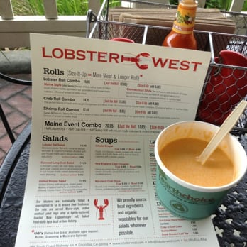 Lobster West - Yummy lobster bisque soup - Seafood Near Me - Encinitas, California