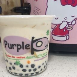Milk tea with boba & pudding Milk tea with boba & pudding
