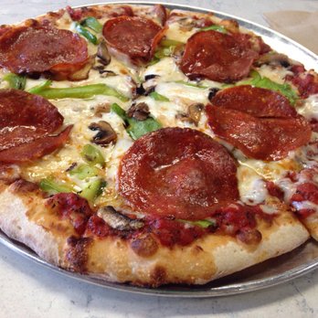 Knead Pizza - The Meaty with fresh peppers and stuff - Pizza Near Me - Lexington, South Carolina Knead Pizza - The Meaty with fresh peppers and stuff - Pizza Near Me - Lexington, South Carolina