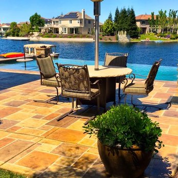 Sierra Concrete Resurfacing - Work done by Sierra Concrete and Resurfacing (Faux Travertine in Versailles Pattern) - Masonry/Concrete Near Me - Loomis, California Sierra Concrete Resurfacing - Work done by Sierra Concrete and Resurfacing (Faux Travertine in Versailles Pattern) - Masonry/Concrete Near Me - Loomis, California