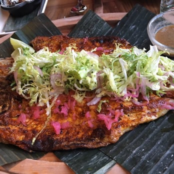 Leña Brava - Striped Bass Yucatecan Style - Seafood Near Me - Chicago, Illinois Leña Brava - Striped Bass Yucatecan Style - Seafood Near Me - Chicago, Illinois