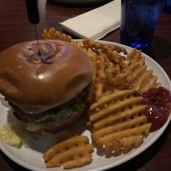 Detroit Burger Bar - Cass Ave burger and waffle fries