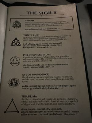 Menu photo 1 Anigma Encinitas, CA