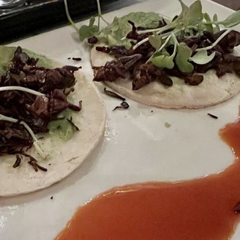 Sazon - Grasshopper tacos with Thai Chile sauce - Mexican Near Me - Santa Fe, New Mexico