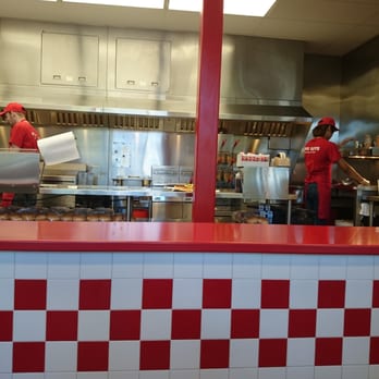 Five Guys - Fun open kitchen old school, still nice and cool inside of the restaurant. - Burgers Near Me - Roseville, California Five Guys - Fun open kitchen old school, still nice and cool inside of the restaurant. - Burgers Near Me - Roseville, California