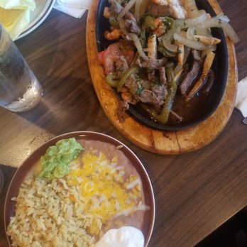 Casa Reveles - Fajitas Mixtas, with beef, chicken, and shrimp. - Mexican Near Me - Ramona, California Casa Reveles - Fajitas Mixtas, with beef, chicken, and shrimp. - Mexican Near Me - Ramona, California