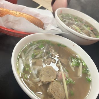 Mi Li Cafe - Two 11s (small closest to viewer, large in back), cold pork banh mi - Vietnamese Near Me - Columbus, Ohio Mi Li Cafe - Two 11s (small closest to viewer, large in back), cold pork banh mi - Vietnamese Near Me - Columbus, Ohio