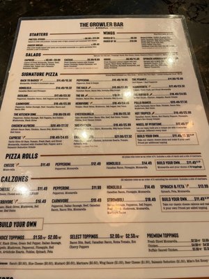 Menu photo 4 The Growler Bar and Kitchen Pflugerville, TX Menu photo 4 The Growler Bar and Kitchen Pflugerville, TX