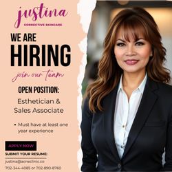 Acne Clinic Las Vegas By Justina - Now hiring