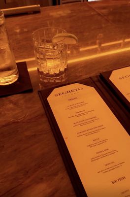 Menu photo 1 Segreto Lounge Houston, TX Menu photo 1 Segreto Lounge Houston, TX