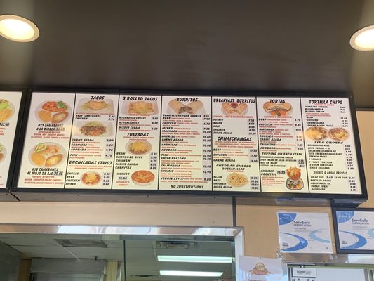 Menu photo 1 Roberto's Taco Shop Henderson, NV