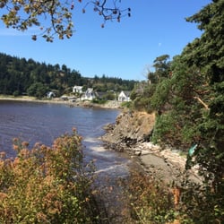 Tee-Jays - Outside dining view looking back at Eastsound.