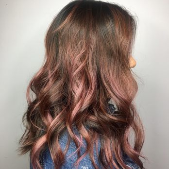 Damia Salon - Beautiful rose gold color by Joy Tolentino - Hair Salons Near Me - San Francisco, California