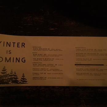 Blackbird - In anticipation of next week's Game of Thrones... - Bars Near Me - San Francisco, California