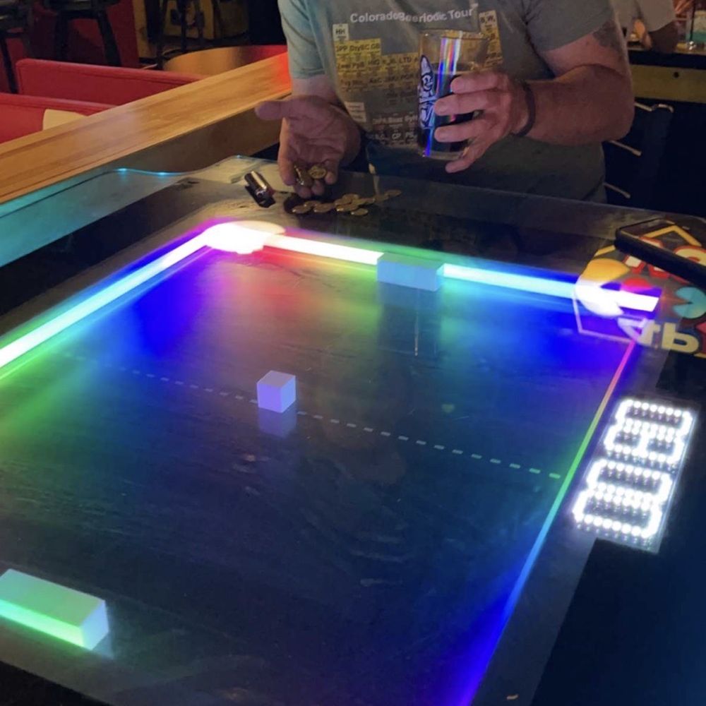 Lit Arcade Bar - Apparently I SUCK at Pong, but I had to try! - Arcades Near Me - Amarillo, Texas