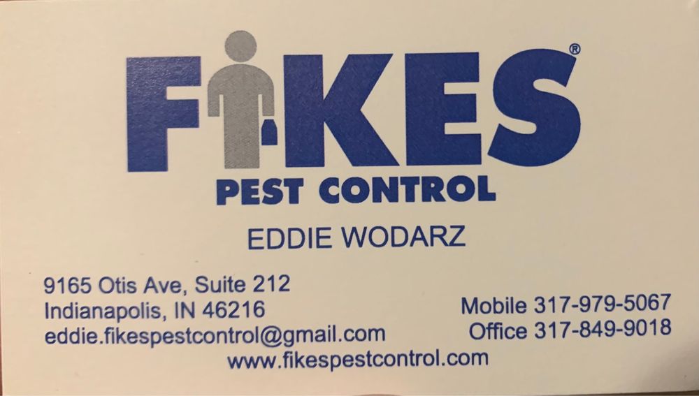 FIKES PEST CONTROL Updated August 2024 9165 Otis Ave, Indianapolis