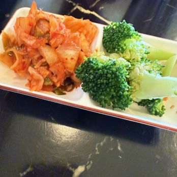 Korean Fried Chicken & Box - Kimchi and marinated broccoli - Chicken Shop Near Me - Vallejo, California