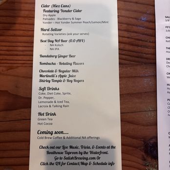 Salish Sea Brewing Company - Beer menu - Breweries Near Me - Edmonds, Washington