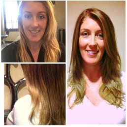Ashlee took me from super blonde to a subtle ombre. Not the best lighting but it looks great!!! Ashlee took me from super blonde to a subtle ombre. Not the best lighting but it looks great!!!