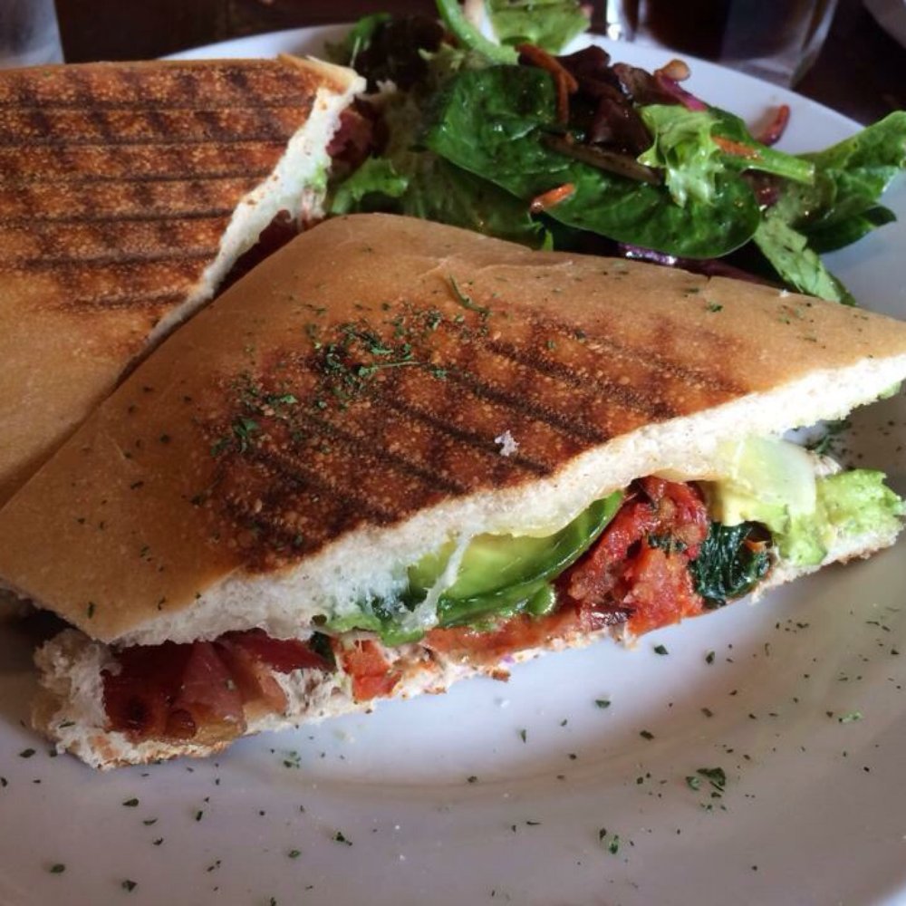 Lemoni Cafe - Tuna, bacon, sundries tomatoes, avocado panini - Breakfast & Brunch Near Me - Miami, Florida