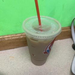 Wendy's - This is our frosty cream cold brew coffee with caramel vanilla and chocolate