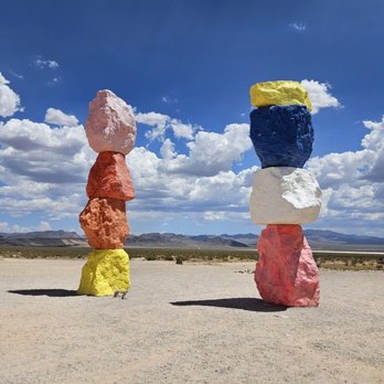 Seven Magic Mountains - 2 of the 7 - Public Art Near Me - Las Vegas, Nevada Seven Magic Mountains - 2 of the 7 - Public Art Near Me - Las Vegas, Nevada