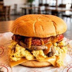 Kitchen Cuisine - A hearty breakfast melt packed with warm, savory flavors, melted cheese and satisfying ingredients.