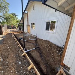 Karp Construction - underground plumbing, signed off with Building Department