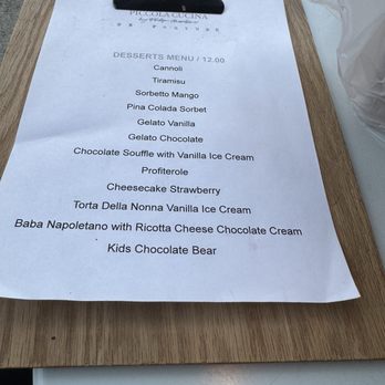 Piccola Cucina - Dessert menu - Italian Near Me - Red Lodge, Montana Piccola Cucina - Dessert menu - Italian Near Me - Red Lodge, Montana