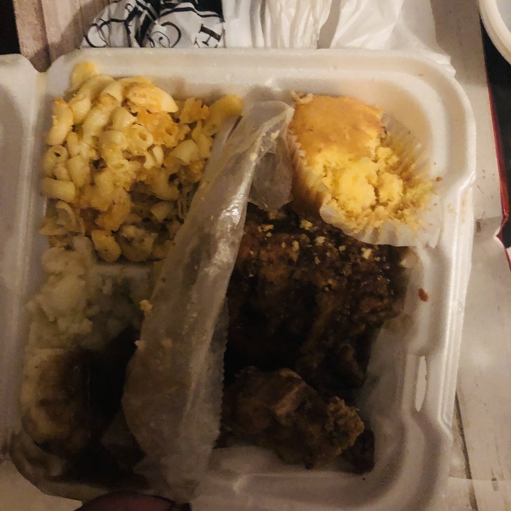 Clayton's Kitchen - Smothered Turkey Chops,Mac and cheese, mashed potatoes and gravy. - Seafood Near Me - Inkster, Michigan Clayton's Kitchen - Smothered Turkey Chops,Mac and cheese, mashed potatoes and gravy. - Seafood Near Me - Inkster, Michigan