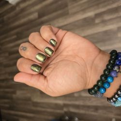 X Nails - Acrylic and gel, simple but exactly what I wanted.