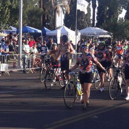 At the finish!!!