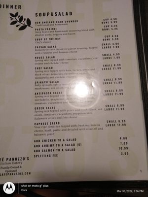 Menu photo 4 Cafe Panuzzo's Oviedo, FL Menu photo 4 Cafe Panuzzo's Oviedo, FL