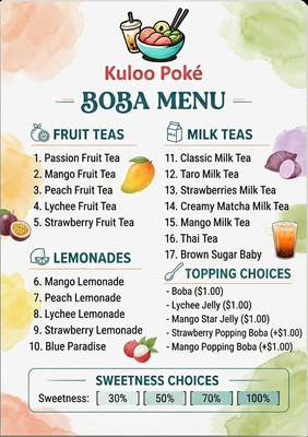 Menu photo 4 Kuloo Poke Oakland Park, FL Menu photo 4 Kuloo Poke Oakland Park, FL