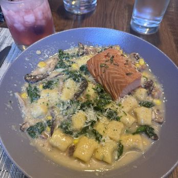 Siena Steakhouse - Gnocchi with salmon - Steakhouses Near Me - Wichita, Kansas