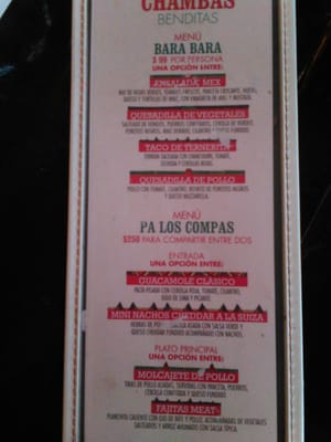 Menu photo 2 Lupita Buenos Aires, C